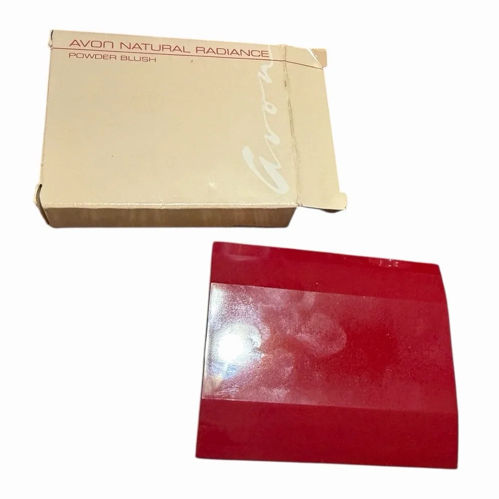 New NOS Avon Natural Radiance Powder Blush .23‎ Oz Coral Fantasy